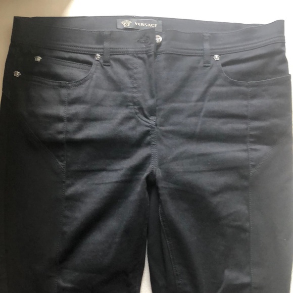 Black Versace pants